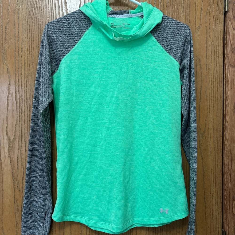Under Armour Mint and Charcoal Long Sleeve